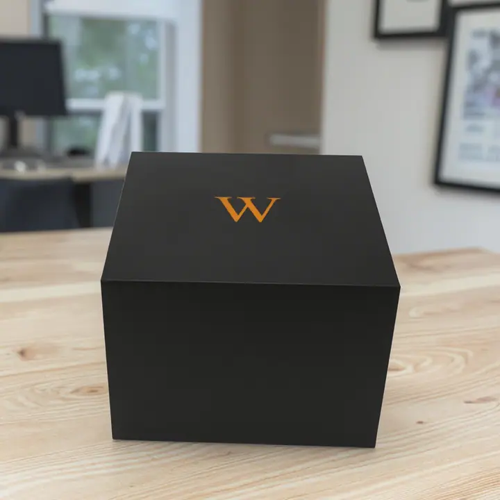Black UV Coating Embossing Recyclable Magnet Rigid