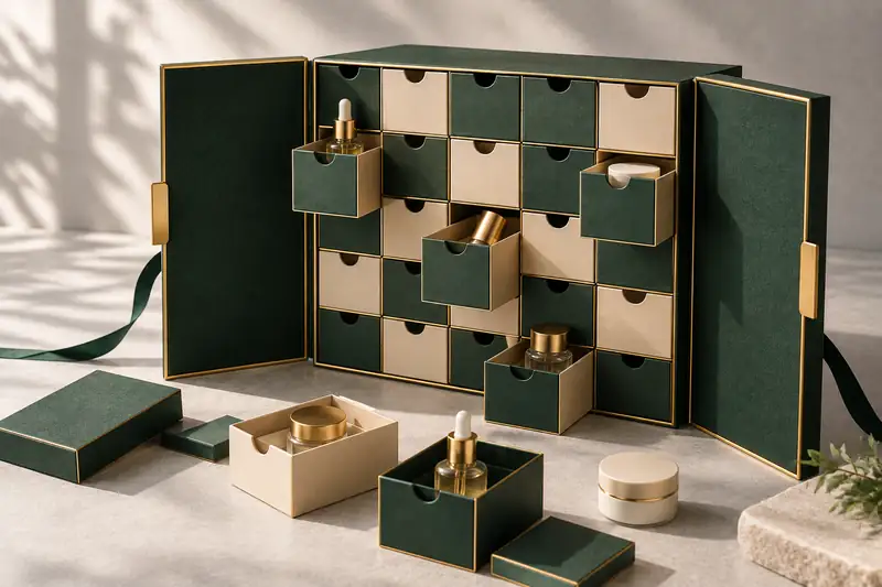 A 24-drawer skincare advent calendar